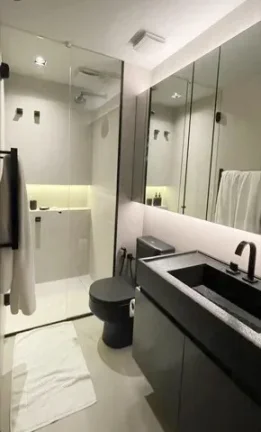 Imagem Apartamento 42M², 1Q, 1 Banheiro, 1 Vaga, Varanda, Academia, Piscina, Piscina Coberta, Sala de Massagem, Quadra de Tênis, Salão de Festas, Rooftop.