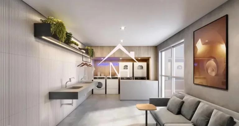 Imagem studio de 25m com dormitório e terraço,Churrasqueira,Cinema,Piscina,Salão de festas,Redário,Terraço,coworking Bicicletário,Coworking,fitnss,lavanderia