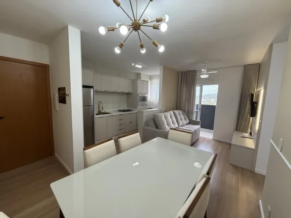 Imagem Apartamento em Penha - Residencial Lunata, com 02 quartos, centro de Penha, mobiliado. Adriano Carpes Imóveis Vende.