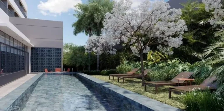 Imagem Apartamento Mobiliado Paraíso - 25M², 1 Dorm, Varanda Envidraçada.