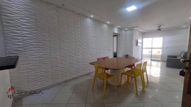 Imagem Apartamento com 3 dormitórios à venda, 100 m² por R$ 670.000,00 - Tupi - Praia Grande/SP