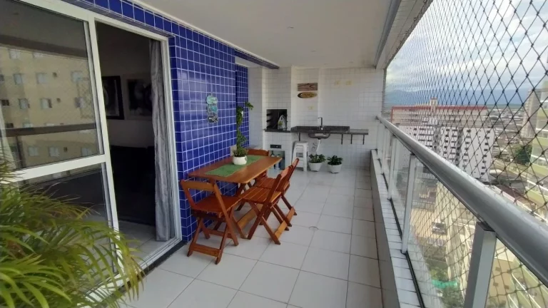 Imagem Apartamento com 3 dorms, Aviação, Praia Grande - R$ 820 mil, Cod: 2382