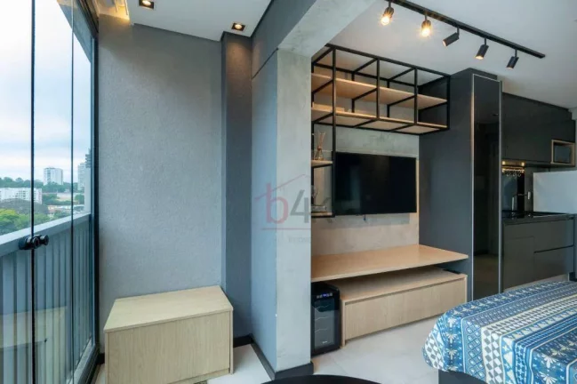 Imagem Venda Studio 23m² Charlie Brooklyn Studios | Mobiliado e Ar-Condicionado