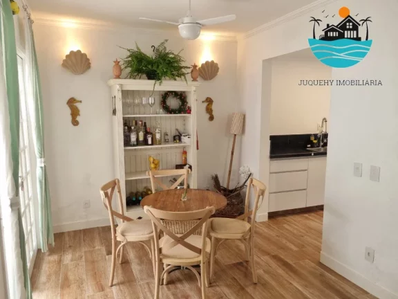 Imagem Aluguel de temporada em Juquehy - Condomínio Pé na Areia. com 4 dormitórios, 2 suítes c/ vista ao mar, 2 vagas e max. 8 pessoas | Juquehy Imobiliária