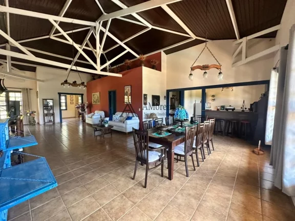 Imagem Chácara de 20.000 m² no PARQUE DA FAZENDA em Jundiaí-SP, com 3 quartos, 3 suítes, 5 salas, 4 vagas e 785m² construção. Venha conhecer!