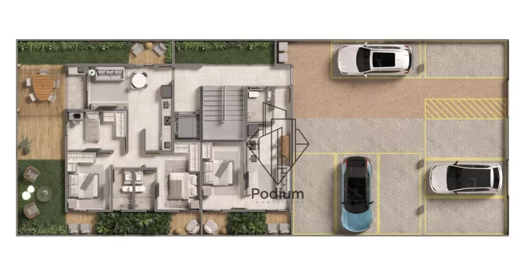 Imagem Apartamento térreo com área privativa em U á 180m da praia do Bessa - AP2550