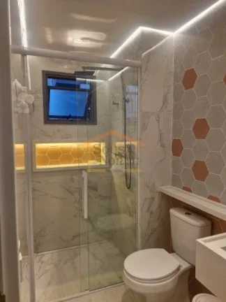Imagem Apartamento no Tatuapé com 98 m², 2 dormitórios, sendo 2 suítes, 3 banheiros, varanda, cozinha a...