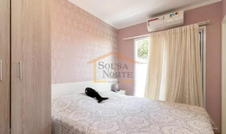 Imagem Casa em condomínio fechado com 62 m², 2 dormitórios, sendo 2 suítes, 3 banheiros, sala, cozinha ...