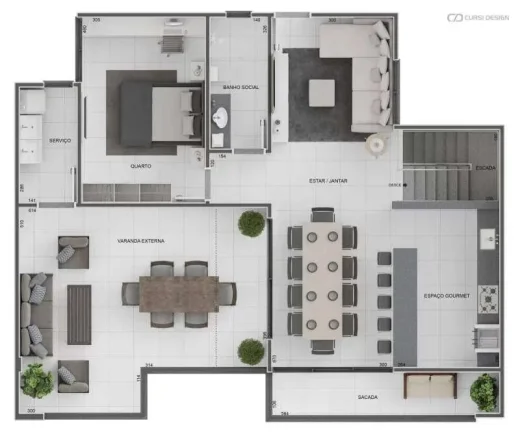 Imagem Conforto e modernidade: Apartamentos em construção com 3 dormitórios, sendo um suíte e varanda gourmet em Barbacena