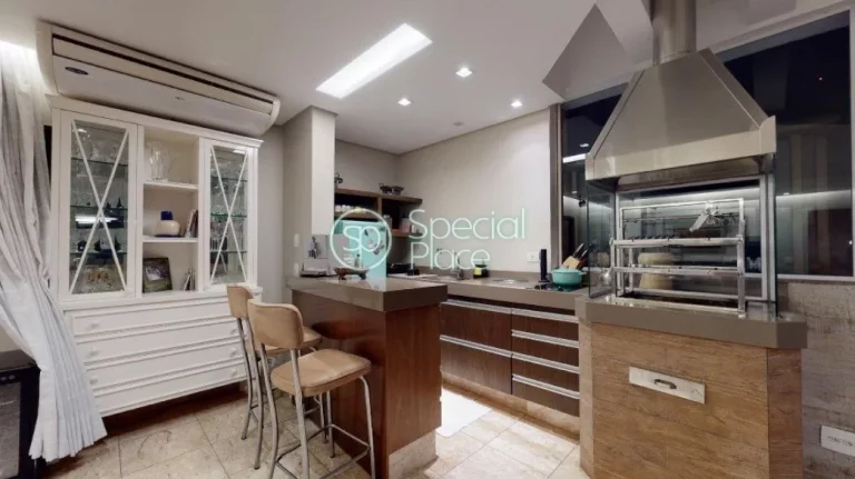 Imagem Linda cobertura duplex com 410m2. No primeiro piso, 2 belas suítes, escritório com banheiro, jardi...
