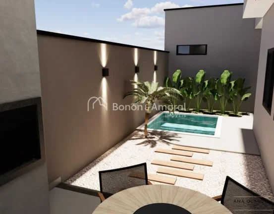 Imagem Casa térrea nova à venda no Condomínio Terras da Estância, Paulínia.