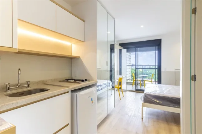 Imagem Studio à venda com 1 quarto no condomínio Haus Mitre Pinheiros, São Paulo - SP