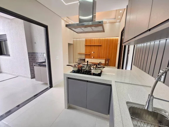 Imagem Casa moderna e planejada em todos os ambiente, 3 suítes à venda por R$ 1.300.000 - Condomínio Fechado - Indaiatuba/SP
