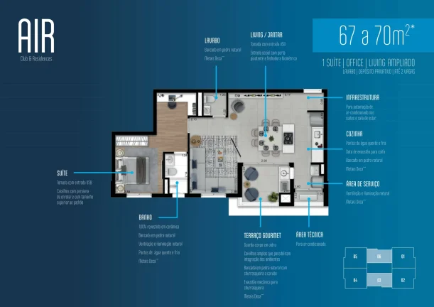 Imagem Apto. 65m² em Osasco