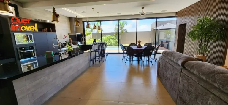 Imagem Casa em Condomínio de Luxo à Venda em Ribeirão Preto-SP, Bairro Terras de Florença 350m² de Área