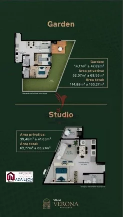 Imagem Apartamentos à venda em Florianópolis SC no Villa Verona Residencial*