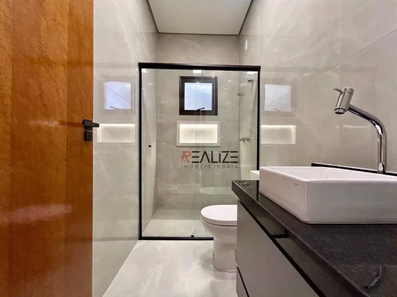 Imagem Casa moderna com 3 dormitórios à venda, 105 m² por R$ 960.000 - Condomínio Jardins do Império - Indaiatuba/SP