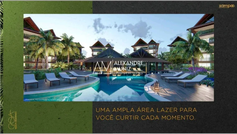 Imagem Goa Beach Residence, apartamentos no Porto das Dunas, Aquira-CE.