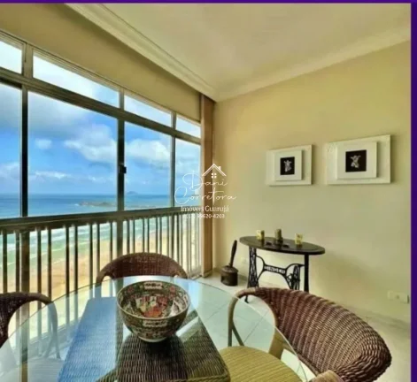 Imagem Imperdível! Apartamento à venda em Guarujá-SP, 4 quartos, 4 suítes, 2 salas, 2 banheiros, 1 vaga de garagem, 200m² na Pitangueiras.