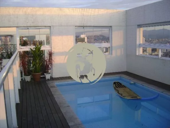 Imagem COBERTURA DUPLEX A VENDA PROXIMA A PRAIADO EMBARE EM SANTOS COBERTURA NOVA, POUCOS MESES DE USO, REP...