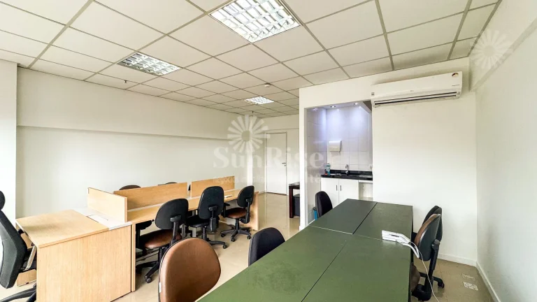 Imagem Sala Comercial mobiliada para alugar 42m² - 1 vaga- R$4.221,00 pacote - Brascan Alphaville -SP