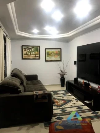 Imagem SÃO CAETANO Casa condomínio semi aberto com segurança particular, 280 metros, 3 dormitórios, 3 salas, 4 vagas com piscina, churrasqueira, lareira.