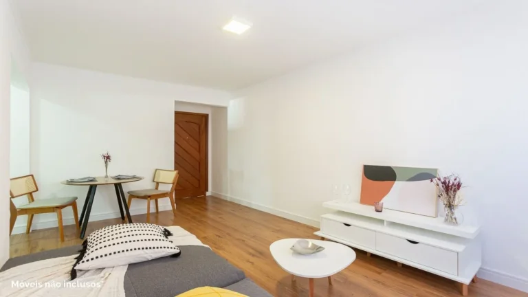 Imagem Apartamento 61M², 2Q, 1 Banheiro, 1 Vaga, Portaria 24h, Armários.