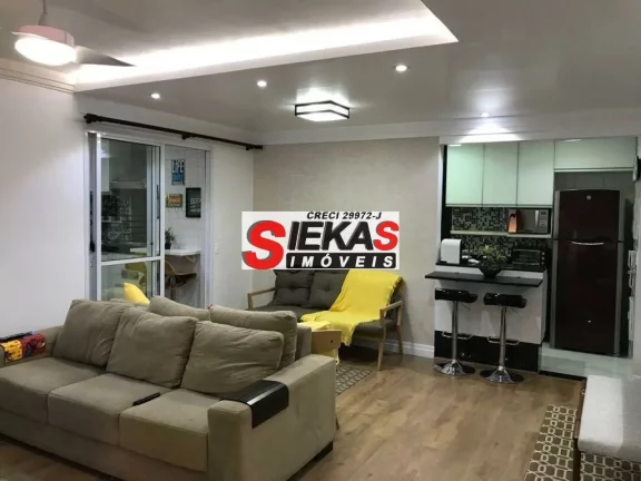 Imagem Apartamento à venda em São Paulo-SP, Chácara Califórnia: 2 quartos, 1 suíte, 2 salas, 2 banheiros, 1 vaga, 84m². Imperdível!