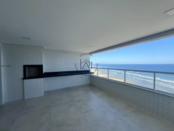 Imagem Apartamento Frente Mar para Venda em Praia Grande, Caiçara, 3 dormitórios, 3 suítes, 4 banheiros, 2 vagas