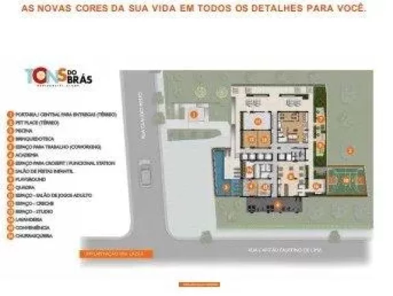 Imagem Apartamento à venda em São Paulo, Brás, com 1 quarto, 29m2