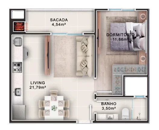 Imagem Otelo Residence - Fase 1 - Apartamento à venda no bairro Municípios - Balneário Camboriú/SC