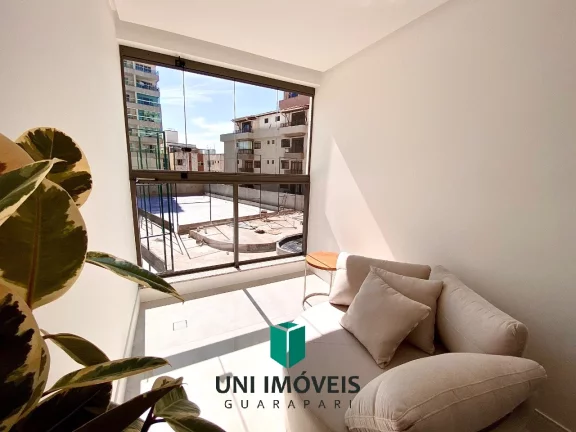 Imagem Apartamento decorado beira mar alto padrão 4 suítes com 3 vagas de garagem a venda na Praia do Morro - Guarapari/ES