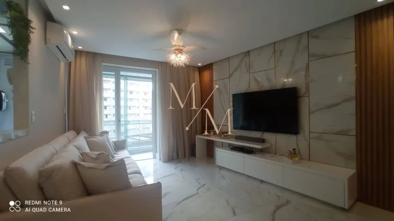Imagem Apartamento frente a praia com 2 suítes, varanda gourmet, na Pompeia.