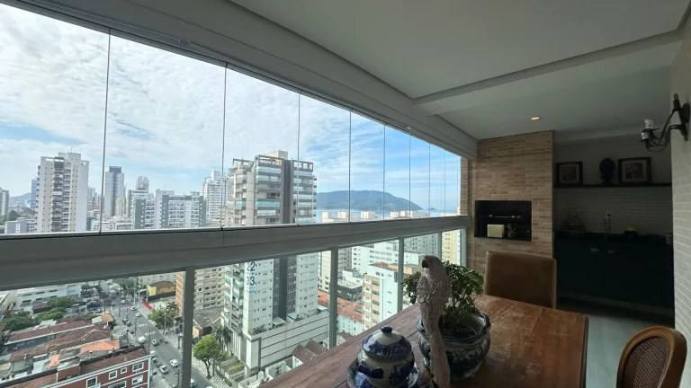 Imagem Apartamento com 3 dormitórios à venda, 204 m² por R$ 3.150.000,00 - Embaré - Santos/SP