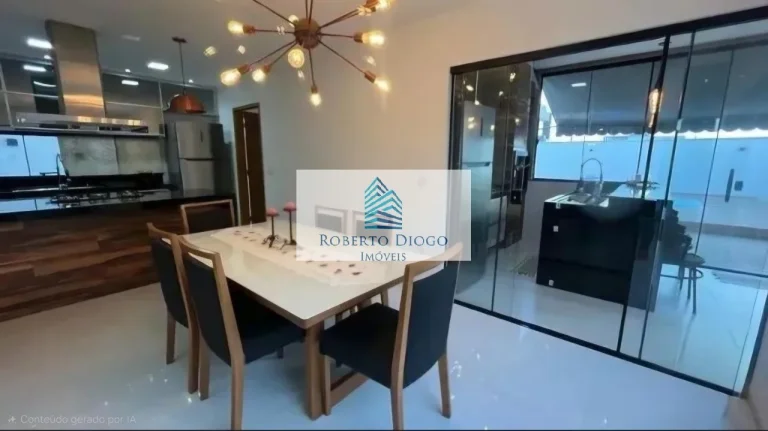Imagem Residência de luxo em condomínio exclusivo de Maricá-RJ: 4 quartos, 4 suítes e 211m² de elegância em Inoã.