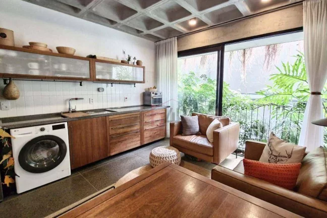 Imagem Tico Manguatá: Apartamento de 1 Quarto em Rua Silenciosa do Brooklin