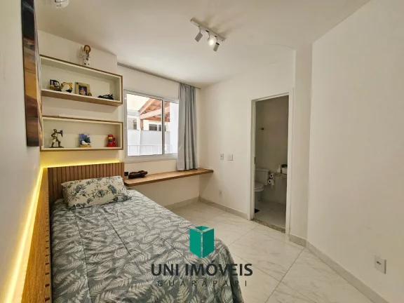 Imagem Vendo apto 2 suítes, tendo 80m² de área lateral, prédio novo com elevador, na Praia do Morro !