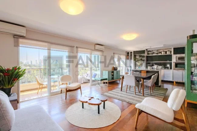 Imagem Apartamento com varanda locação em São Paulo-SP, Alto de Pinheiros: 3 quartos, 3 suítes, 4 salas, 5 banheiros, 4 vagas, 220m². Venha conhecer!