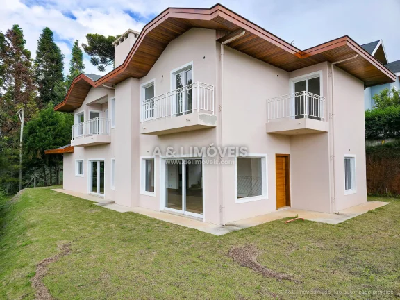 Imagem Casa Condomínio Campos do Jordão | 5 Dorms, 4 Suítes, Vista Pedra do Baú