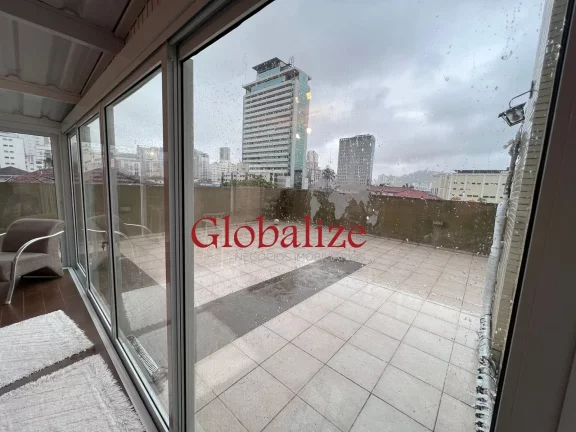 Imagem Apartamento Garden à venda com 3 dormitórios e 1 vaga no bairro do Gonzaga em Santos por R$ 1.200.000,00