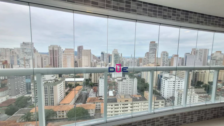 Imagem Apartamento com 2 dormitórios para alugar, 64 m² por R$ 6.700,00/mês - Boqueirão - Santos/SP