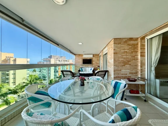 Imagem Apartamento de Luxo à Venda na Riviera de São Lourenço Módulo 07: 3 Quartos, 2 Suítes, 3 Salas, 2 Vagas de Garagem, 118m² de Puro Conforto.