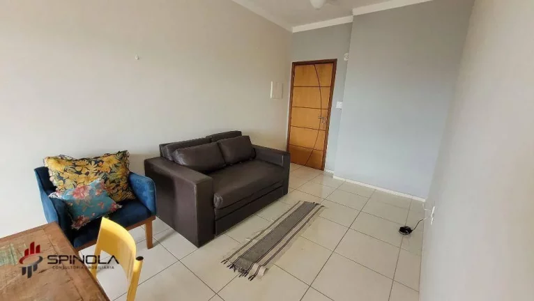 Imagem Apartamento com 1 dormitório à venda, 51 m² por R$ 380.000,00 - Maracanã - Praia Grande/SP