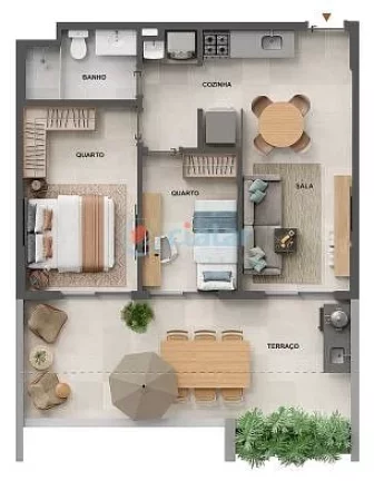 Imagem Garden à venda 1 Quarto 1 Vaga 41.1M Tijuca Rio de Janeiro - RJ | Cores da Tijuca Imagem Garden à venda 1 Quarto 1 Vaga 41.1M Tijuca Rio de Janeiro - RJ | Cores da Tijuca