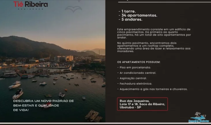 Imagem Apartamento de 1, 2 e 3 dormitórios no Saco da Ribeira/Ubatuba