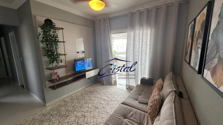Imagem Apartamento com 3 dormitórios à venda, 101 m² por R$ 780.000 - Guilhermina - Praia Grande/SP