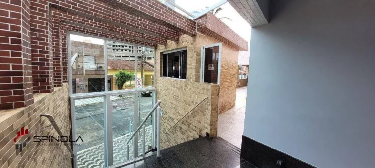 Imagem Apartamento com 1 dormitório à venda, 53 m² por R$ 340.000,00 - Vila Caiçara - Praia Grande/SP