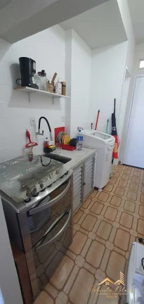 Imagem Seu novo lar está aqui! Kit Mobiliada de Frente para o Mar no José Menino, Santos - R$ 2.550