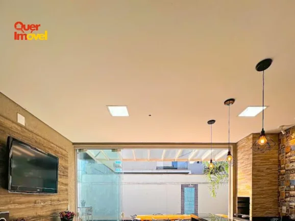 Imagem Imperdível oportunidade: Casa de alto padrão em condomínio no Jardim Cybelli, Ribeirão Preto-SP - 3 quartos, 3 suítes, 3 salas, 5 banheiros, 4 vagas, 190m².