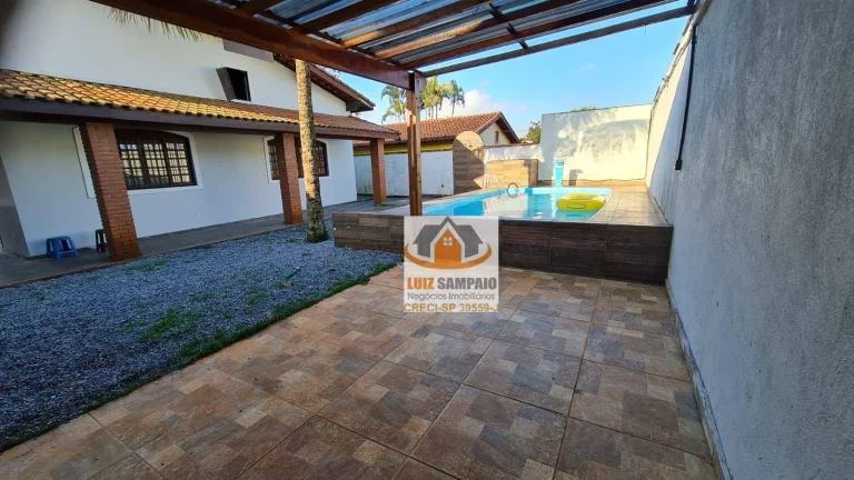 Imagem Casa Reformada, 3 quartos (1 suite), piscina, à venda, Bopiranga, Itanhaém
